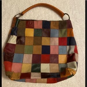 Lucky Patchwork Cowhide Purse